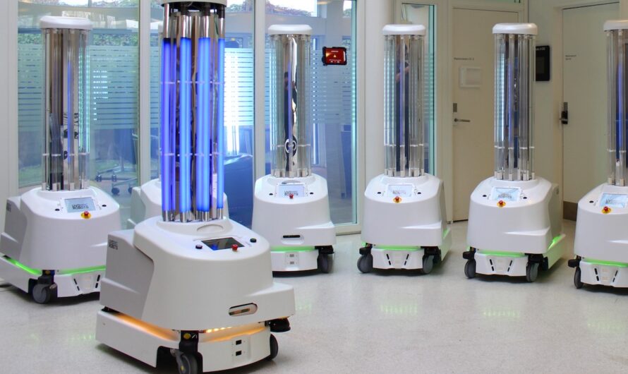 The Global Disinfectant Robot Market Driven By Rising Healthcare-Associated Infections Is Estimated To Be Valued At US$ 1277.94 Mn  In 2023